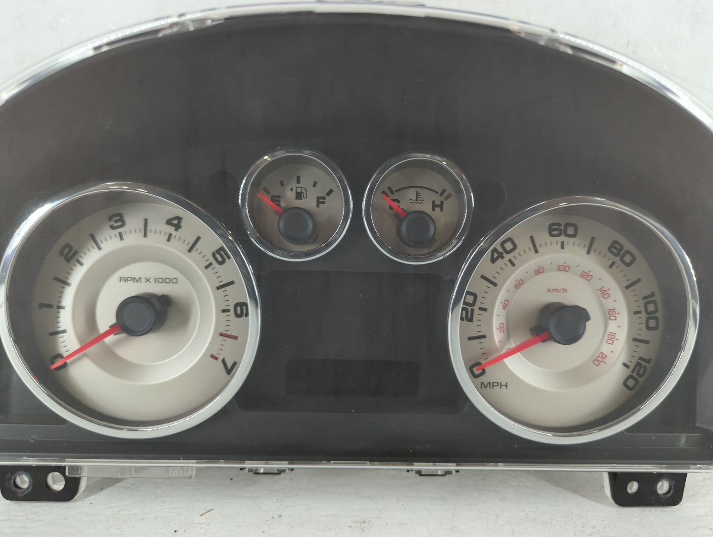 2008-2010 Ford Edge Instrument Cluster Speedometer Gauges P/N:8T4T-10849-CC Fits Fits 2008 2009 2010 OEM Used Auto Parts - Oemusedautoparts1.com