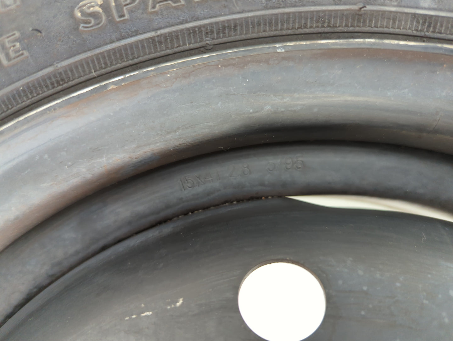 1994-2001 Kia Sephia Spare Donut Tire Wheel Rim Oem - Oemusedautoparts1.com