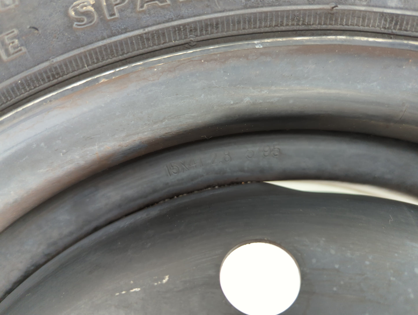 1994-2001 Kia Sephia Spare Donut Tire Wheel Rim Oem - Oemusedautoparts1.com