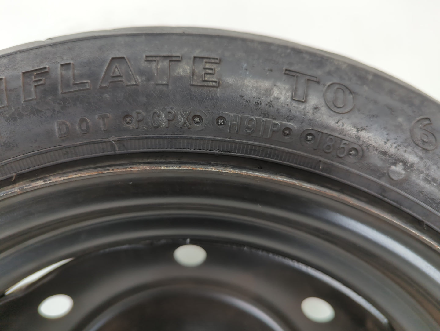 1994-2001 Kia Sephia Spare Donut Tire Wheel Rim Oem - Oemusedautoparts1.com