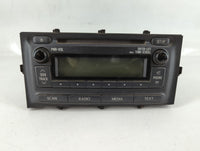 2012-2014 Toyota Prius Radio AM FM Cd Player Receiver Replacement P/N:86120-52D10 Fits Fits 2012 2013 2014 OEM Used Auto Parts - Oemusedautoparts1.com