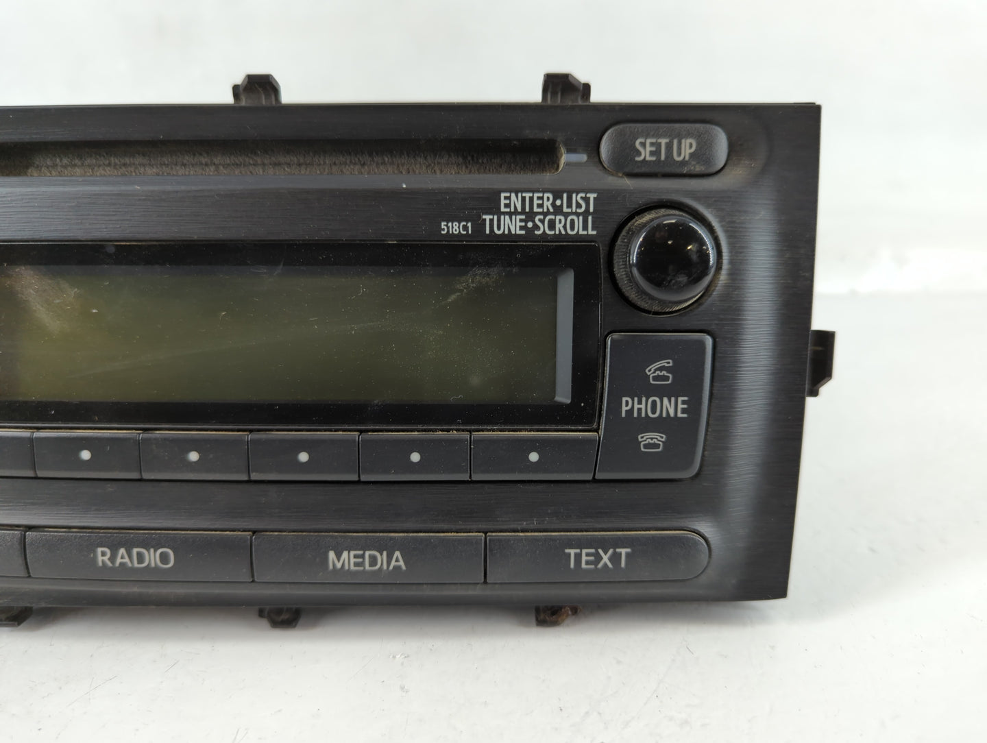 2012-2014 Toyota Prius Radio AM FM Cd Player Receiver Replacement P/N:86120-52D10 Fits Fits 2012 2013 2014 OEM Used Auto Parts - Oemusedautoparts1.com