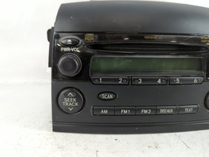 2006-2007 Toyota Sienna Radio AM FM Cd Player Receiver Replacement P/N:86120-AE050 Fits Fits 2006 2007 OEM Used Auto Parts