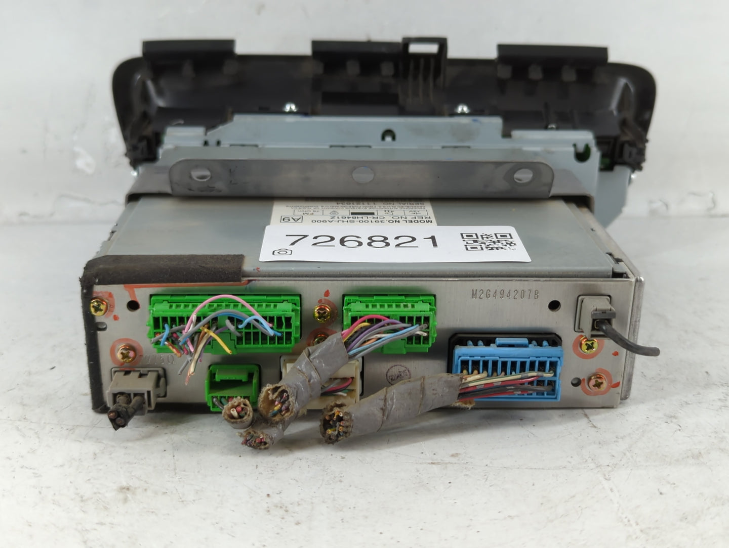 2005-2010 Honda Odyssey Radio AM FM Cd Player Receiver Replacement P/N:39100-SHJ-A900 Fits Fits 2005 2006 2007 2008 2009 2010 OEM Used Auto Parts - Oemusedautoparts1.com