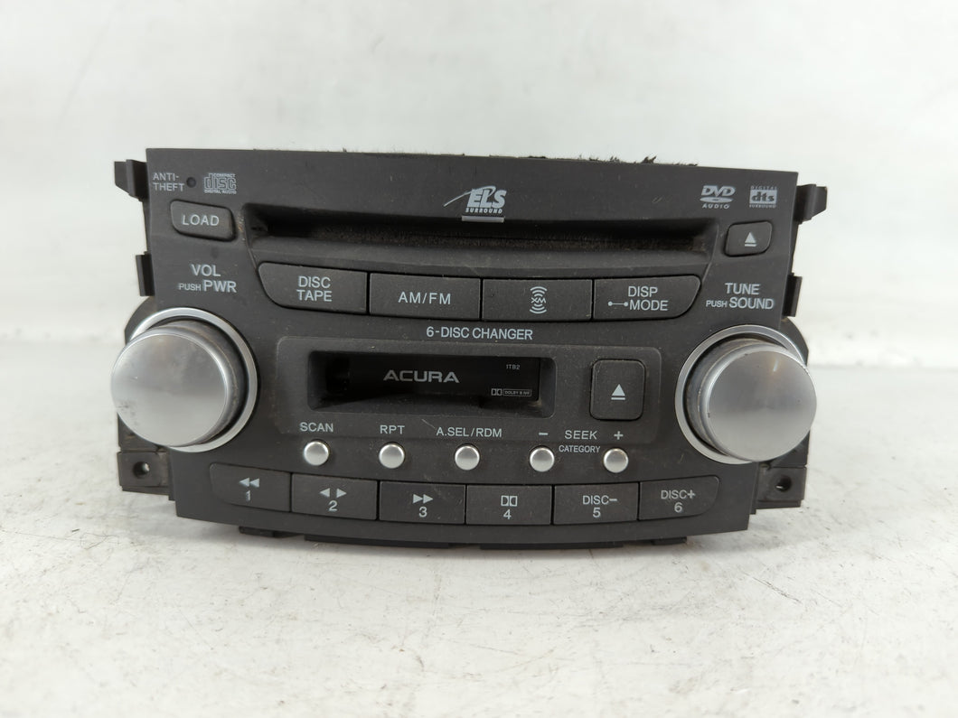 2004-2006 Acura Tl Radio AM FM Cd Player Receiver Replacement P/N:39100-SEP-A010 Fits Fits 2004 2005 2006 OEM Used Auto Parts