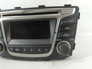 2015-2017 Hyundai Accent Radio AM FM Cd Player Receiver Replacement P/N:96170-1R111RDR Fits Fits 2015 2016 2017 OEM Used Auto Parts