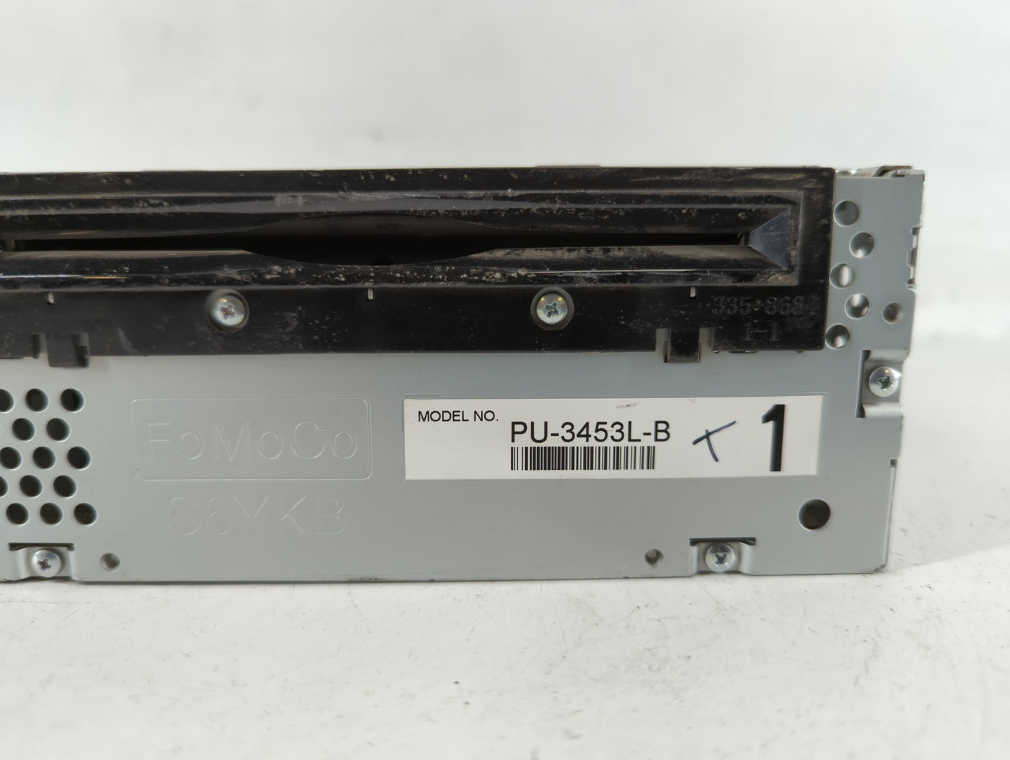 2012 Ford Edge Radio AM FM Cd Player Receiver Replacement P/N:CT4T-19C107-AC Fits Fits 2013 OEM Used Auto Parts - Oemusedautoparts1.com