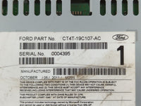 2012 Ford Edge Radio AM FM Cd Player Receiver Replacement P/N:CT4T-19C107-AC Fits Fits 2013 OEM Used Auto Parts - Oemusedautoparts1.com