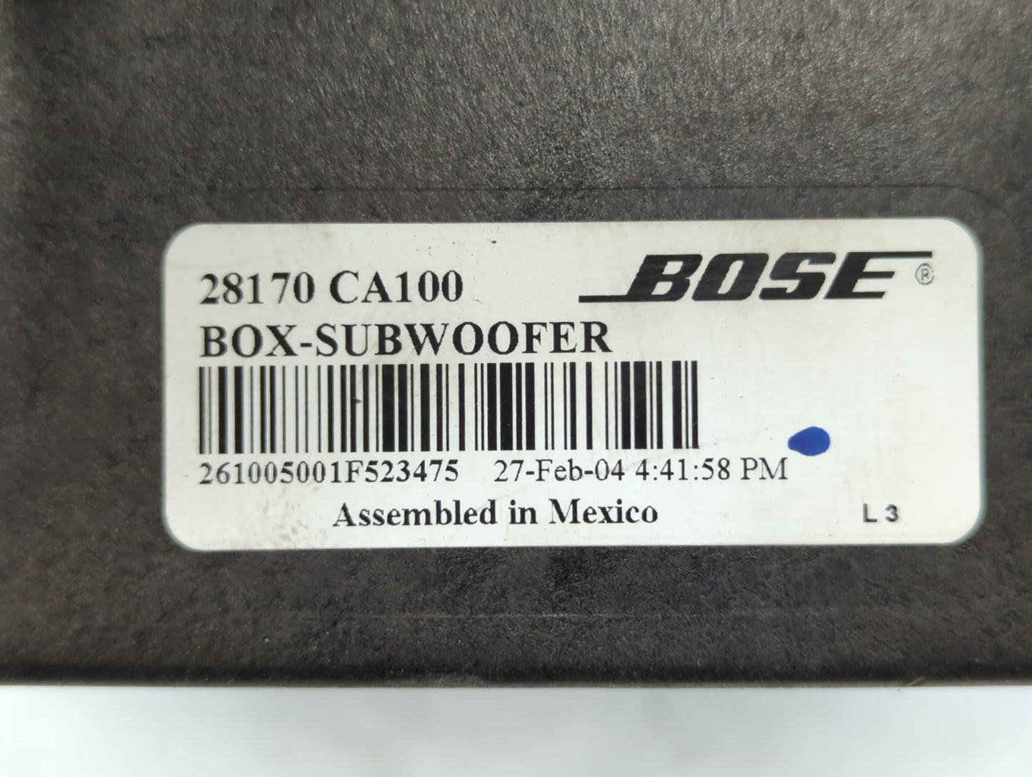 2003-2004 Nissan Murano Radio AM FM Cd Player Receiver Replacement P/N:28170 CA100 Fits Fits 2003 2004 OEM Used Auto Parts - Oemusedautoparts1.com