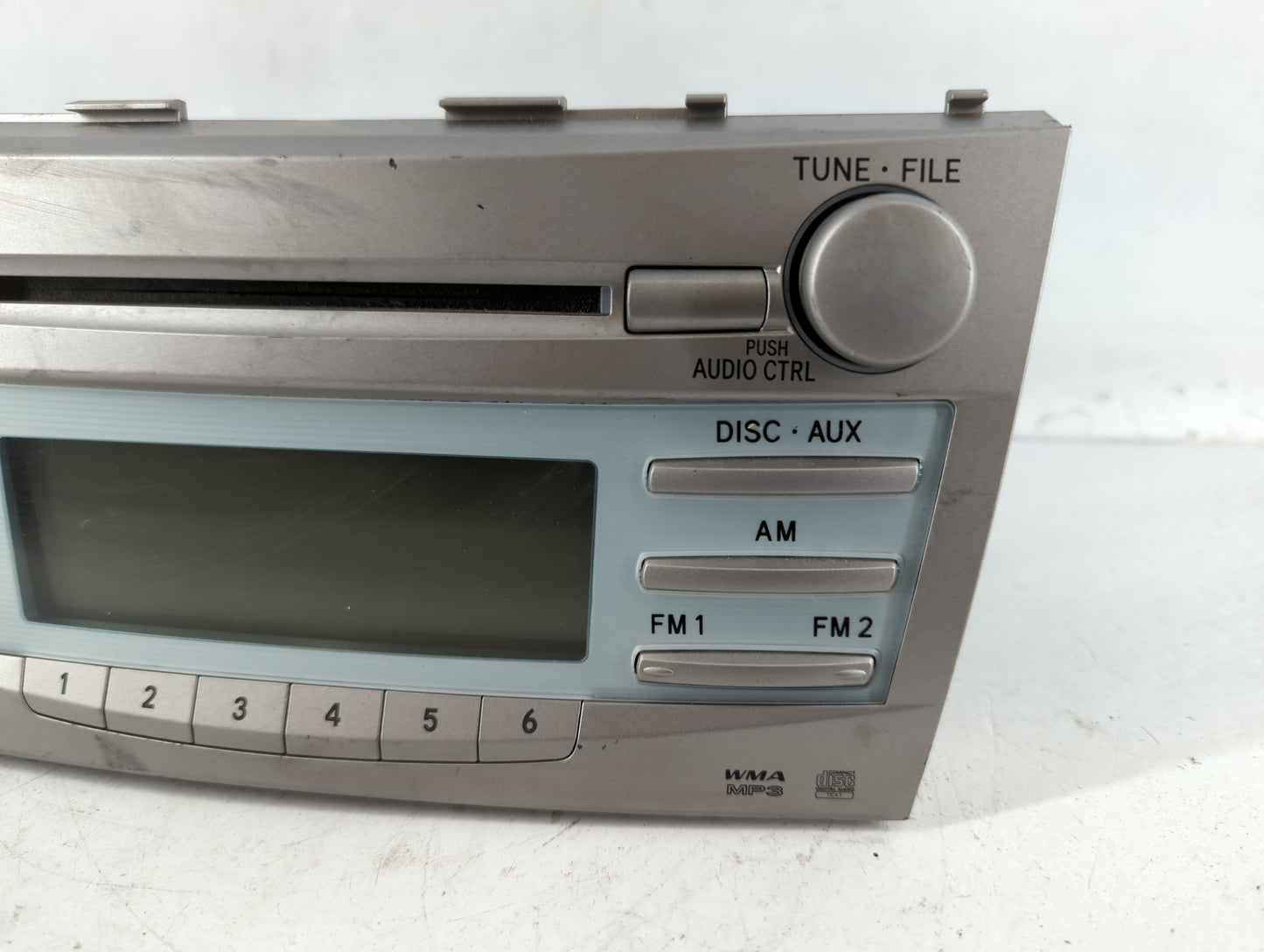 2007-2009 Toyota Camry Radio AM FM Cd Player Receiver Replacement P/N:86120-33890 Fits Fits 2007 2008 2009 OEM Used Auto Parts - Oemusedautoparts1.com