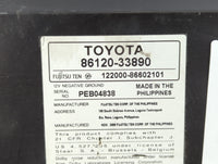 2007-2009 Toyota Camry Radio AM FM Cd Player Receiver Replacement P/N:86120-33890 Fits Fits 2007 2008 2009 OEM Used Auto Parts - Oemusedautoparts1.com