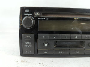 2002-2004 Toyota Camry Radio AM FM Cd Player Receiver Replacement P/N:86120-AA040 Fits Fits 2002 2003 2004 OEM Used Auto Parts