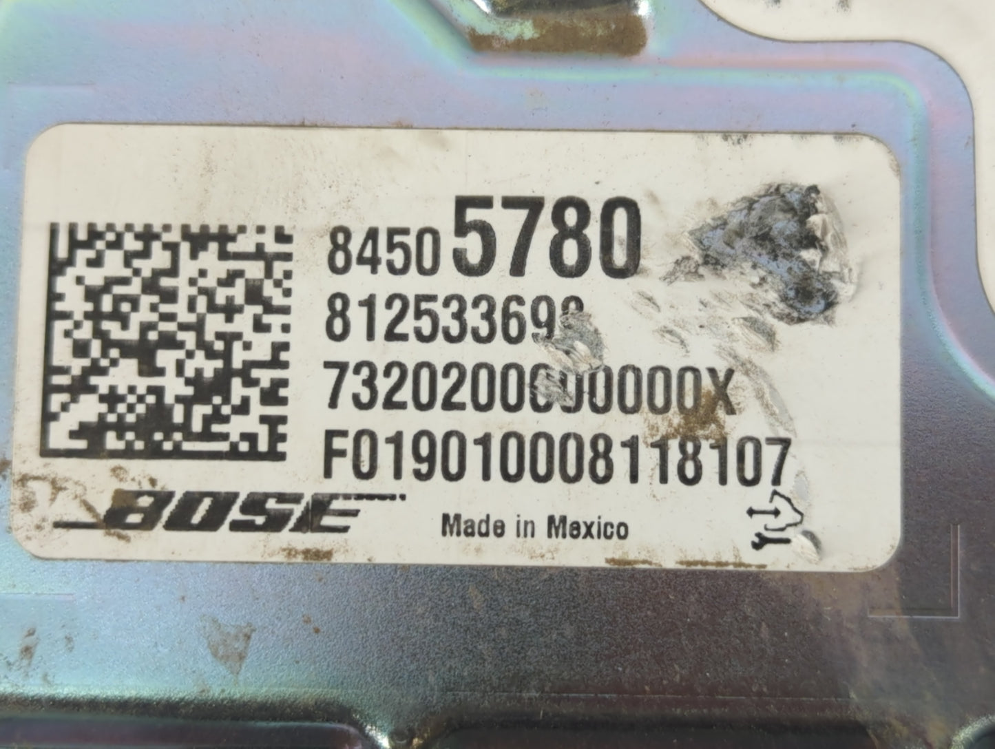 2019 Cadillac Cts Radio AM FM Cd Player Receiver Replacement P/N:84505780 Fits OEM Used Auto Parts - Oemusedautoparts1.com