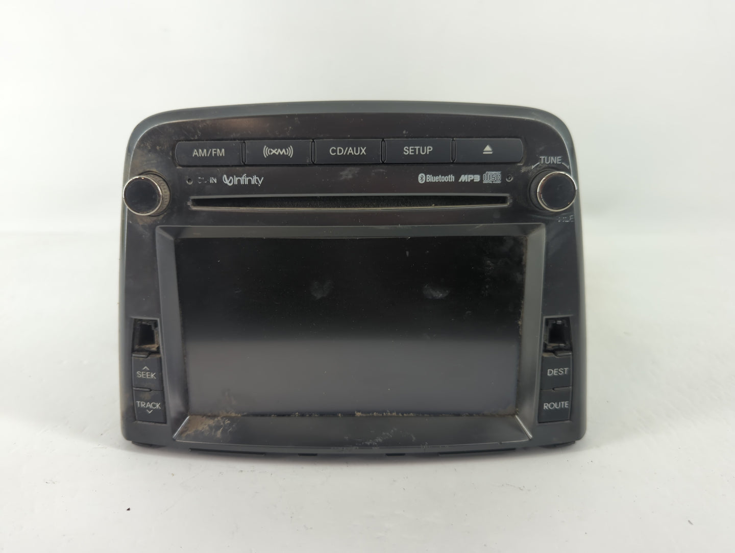 2009-2012 Hyundai Genesis Radio AM FM Cd Player Receiver Replacement P/N:96560-2M100VM5 Fits Fits 2009 2010 2011 2012 OEM Used Auto Parts - Oemusedautoparts1.com