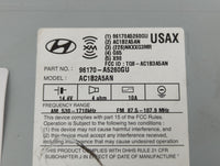 2016-2017 Hyundai Elantra Gt Radio AM FM Cd Player Receiver Replacement P/N:96170-A5260GU Fits Fits 2016 2017 OEM Used Auto Parts - Oemusedautoparts1.com