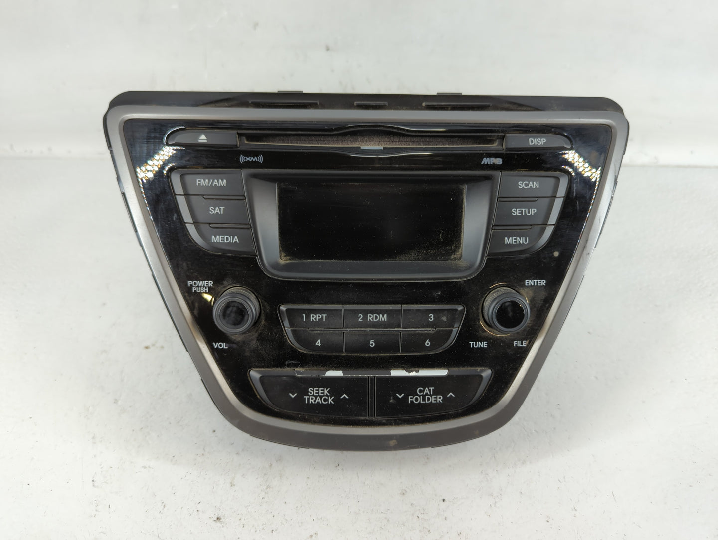 2014-2016 Hyundai Elantra Radio AM FM Cd Player Receiver Replacement P/N:96170-3X156GU Fits Fits 2014 2015 2016 OEM Used Auto Parts - Oemusedautoparts1.com