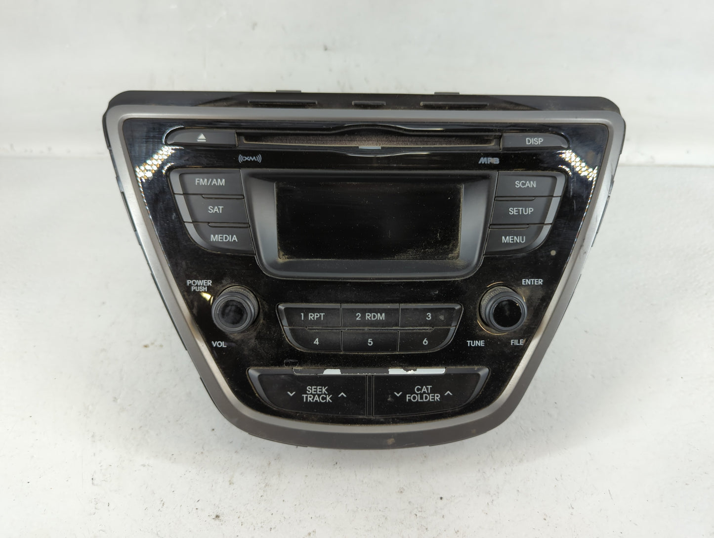 2014-2016 Hyundai Elantra Radio AM FM Cd Player Receiver Replacement P/N:96170-3X156GU Fits Fits 2014 2015 2016 OEM Used Auto Parts - Oemusedautoparts1.com