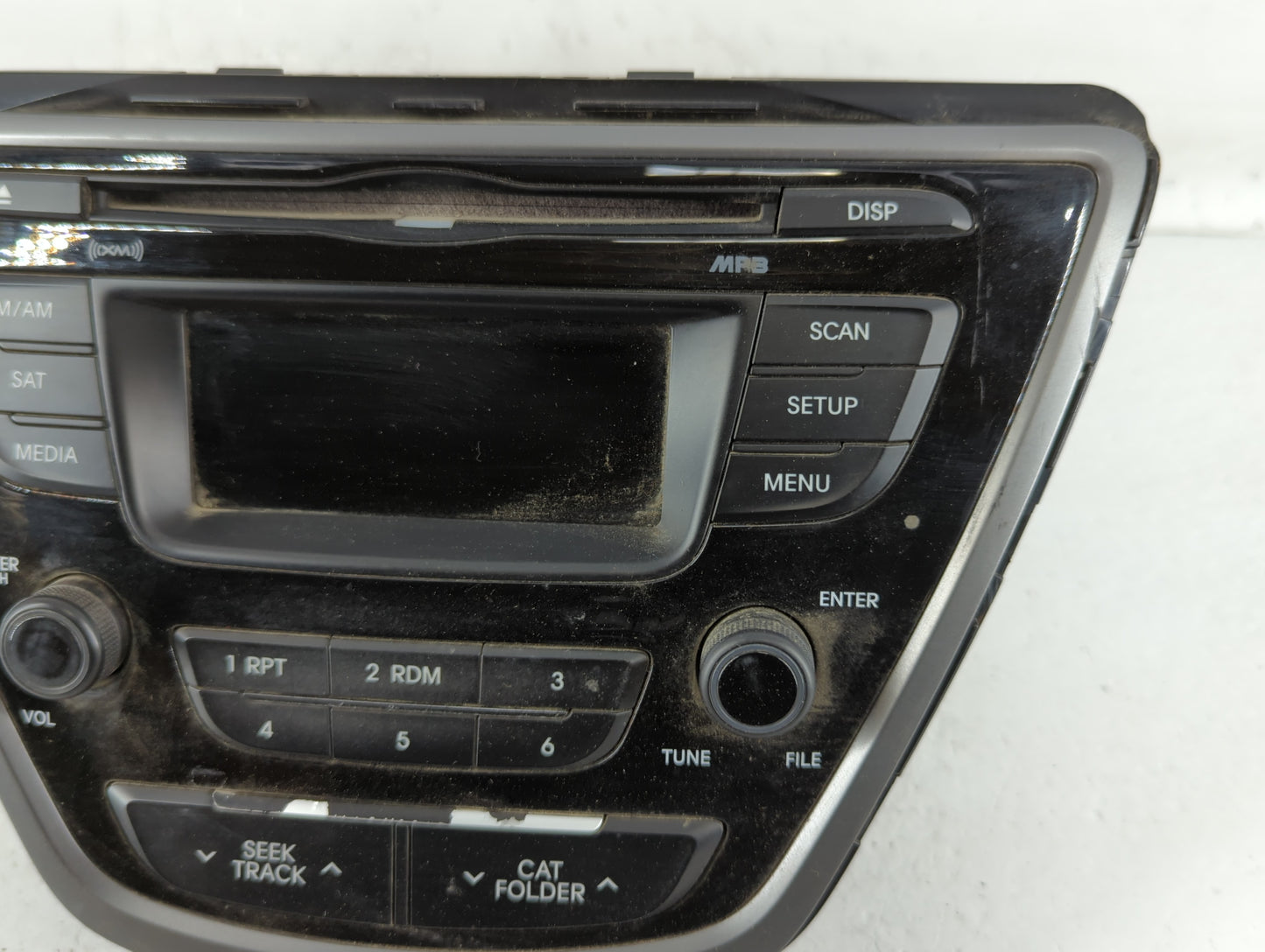 2014-2016 Hyundai Elantra Radio AM FM Cd Player Receiver Replacement P/N:96170-3X156GU Fits Fits 2014 2015 2016 OEM Used Auto Parts - Oemusedautoparts1.com