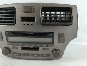 2004-2006 Lexus Es330 Radio AM FM Cd Player Receiver Replacement P/N:86120-33512 Fits Fits 2002 2003 2004 2005 2006 OEM Used Auto Parts