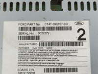 2012 Ford Edge Radio AM FM Cd Player Receiver Replacement P/N:CT4T-19C107-BD Fits OEM Used Auto Parts - Oemusedautoparts1.com