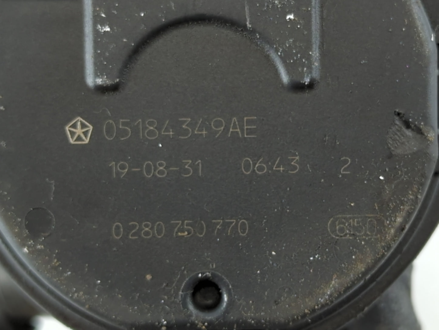 2011-2022 Dodge Durango Throttle Body P/N:0 280 750 770 05184349AE Fits OEM Used Auto Parts - Oemusedautoparts1.com