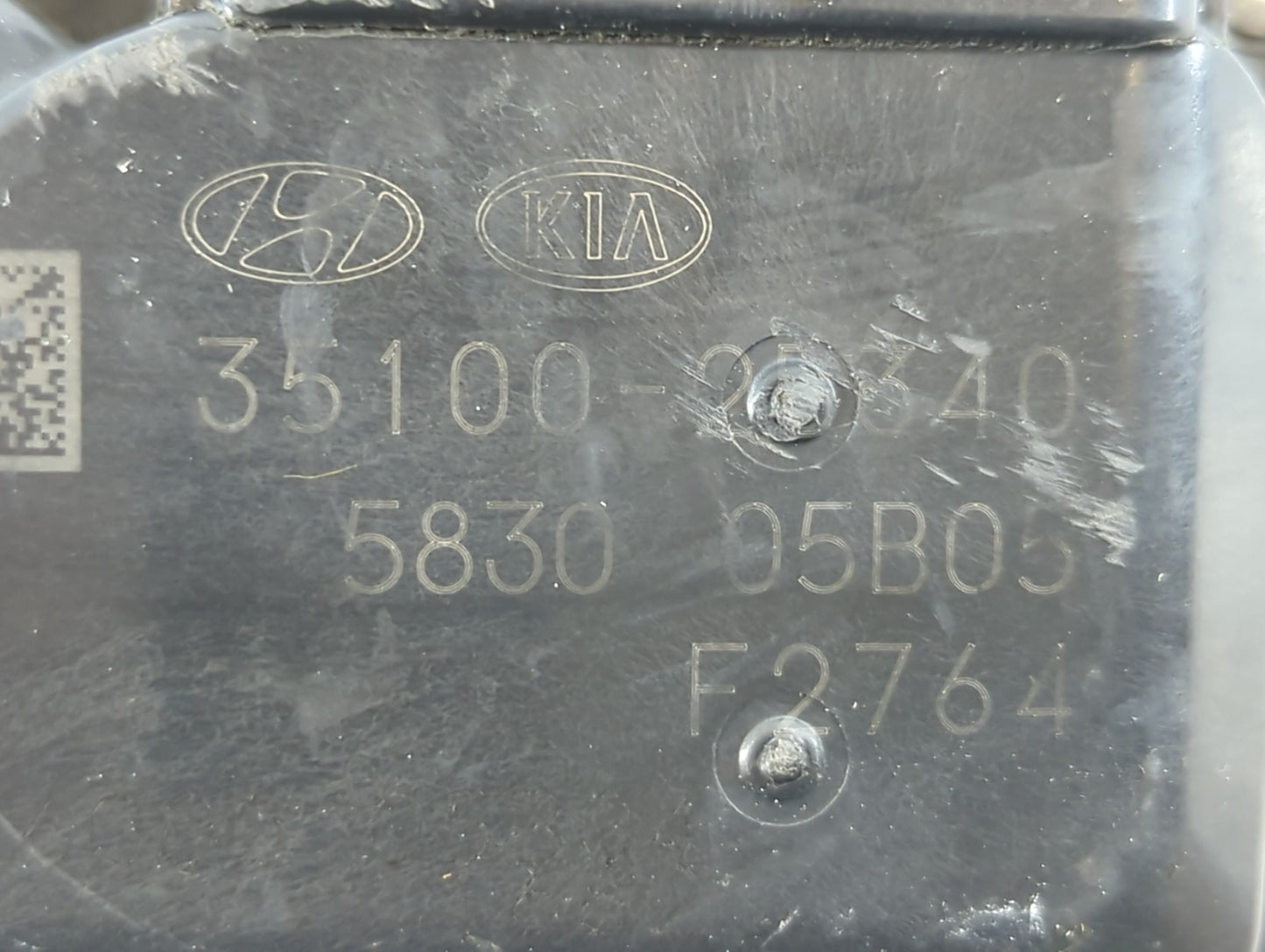 2016-2020 Kia Optima Throttle Body P/N:5830 -05B05 35100-20340 Fits Fits 2015 2016 2017 2018 2019 2020 2021 2022 OEM Used Auto Parts - Oemusedautoparts1.com