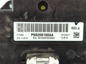 2012 Dodge Ram 1500 Climate Control Module Temperature AC/Heater Replacement P/N:P68268190AA Fits OEM Used Auto Parts