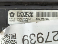 2018-2020 Chrysler Pacifica Climate Control Module Temperature AC/Heater Replacement P/N:T251010352 P6WL30DX9AA Fits OEM Used Auto Parts - Oemusedautoparts1.com