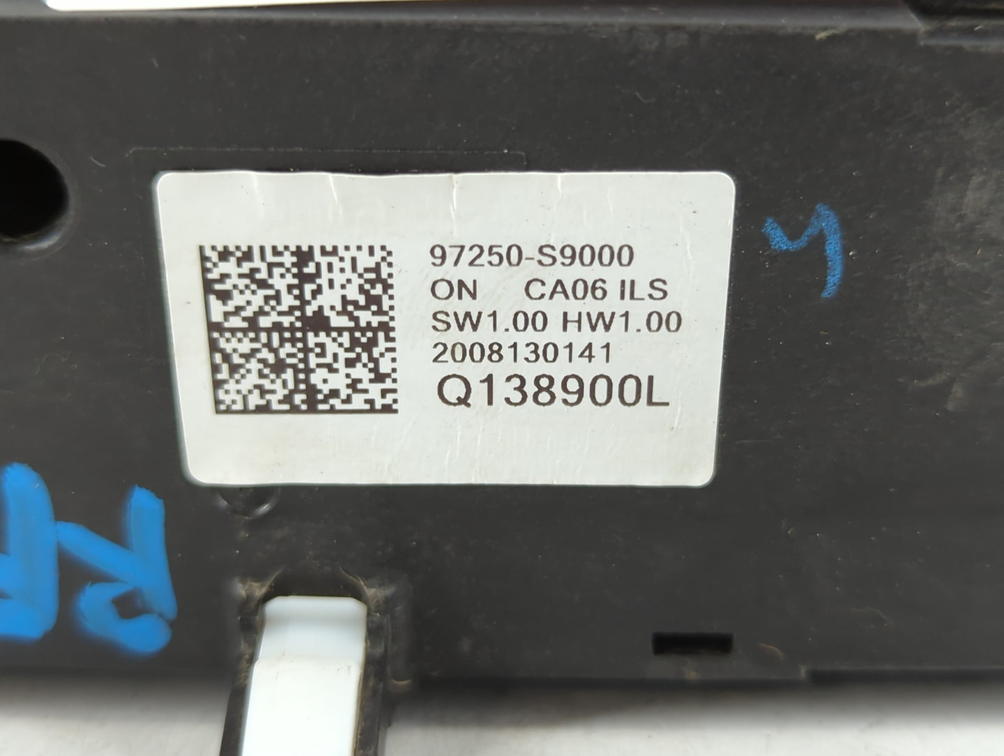 2020-2022 Kia Telluride Climate Control Module Temperature AC/Heater Replacement P/N:Q138900L 97250-S9000 Fits Fits 2020 2021 2022 OEM Used Auto Parts - Oemusedautoparts1.com