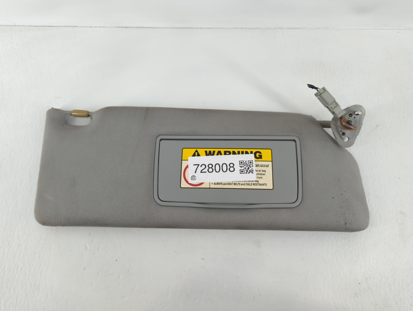 2006 Honda Ridgeline Sun Visor Shade Replacement Passenger Right Mirror Fits OEM Used Auto Parts - Oemusedautoparts1.com