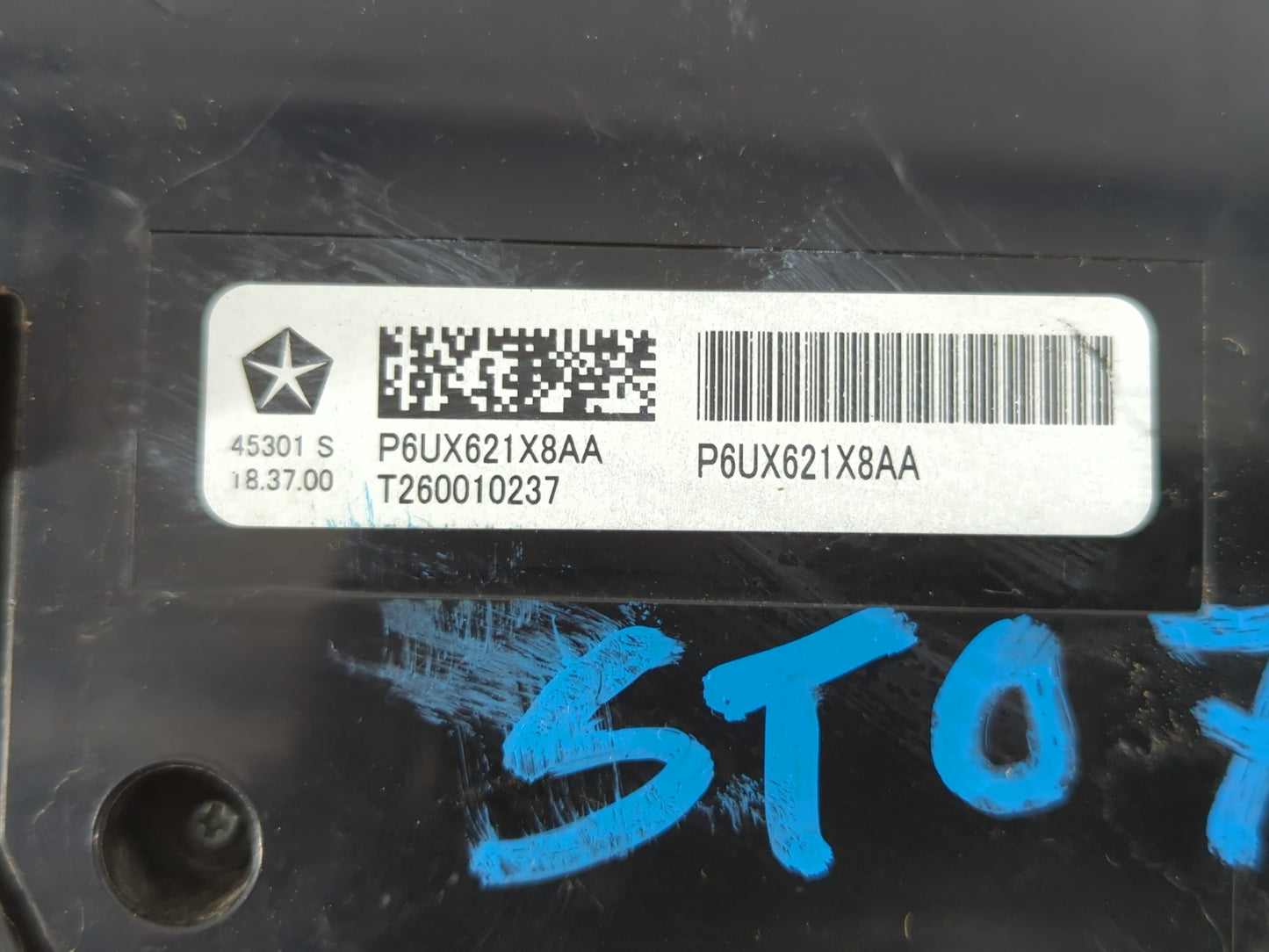 2018-2020 Chrysler Pacifica Climate Control Module Temperature AC/Heater Replacement P/N:T260010237 P6UX621X8AA Fits OEM Used Auto Parts - Oemusedautoparts1.com