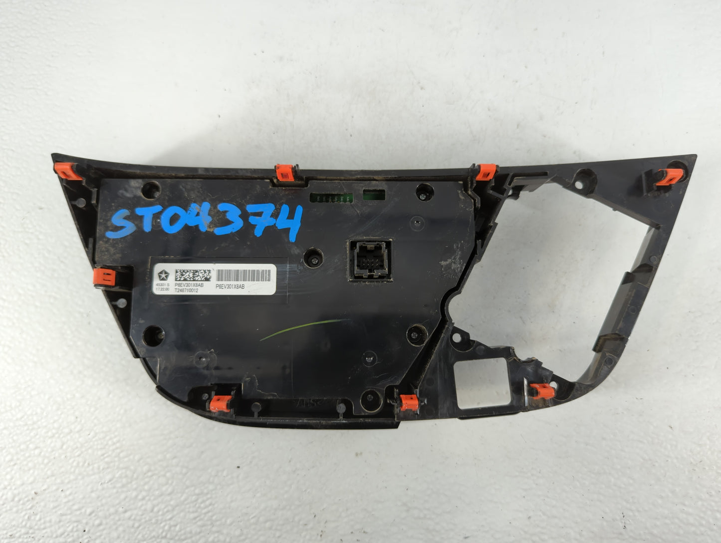 2018-2020 Chrysler Pacifica Climate Control Module Temperature AC/Heater Replacement P/N:T248710012 P6EV301X8AB Fits OEM Used Auto Parts - Oemusedautoparts1.com