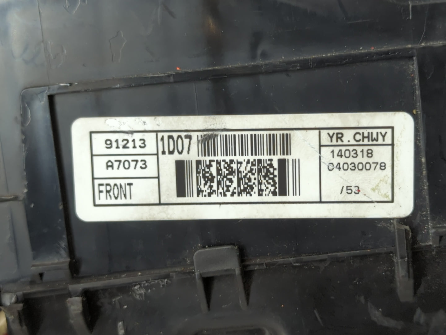 2015 Kia Forte Fusebox Fuse Box Panel Relay Module P/N:91213 A7073 91950-3X510 Fits OEM Used Auto Parts - Oemusedautoparts1.com
