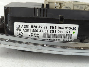 2006-2008 Mercedes-Benz Ml350 Climate Control Module Temperature AC/Heater Replacement Fits OEM Used Auto Parts