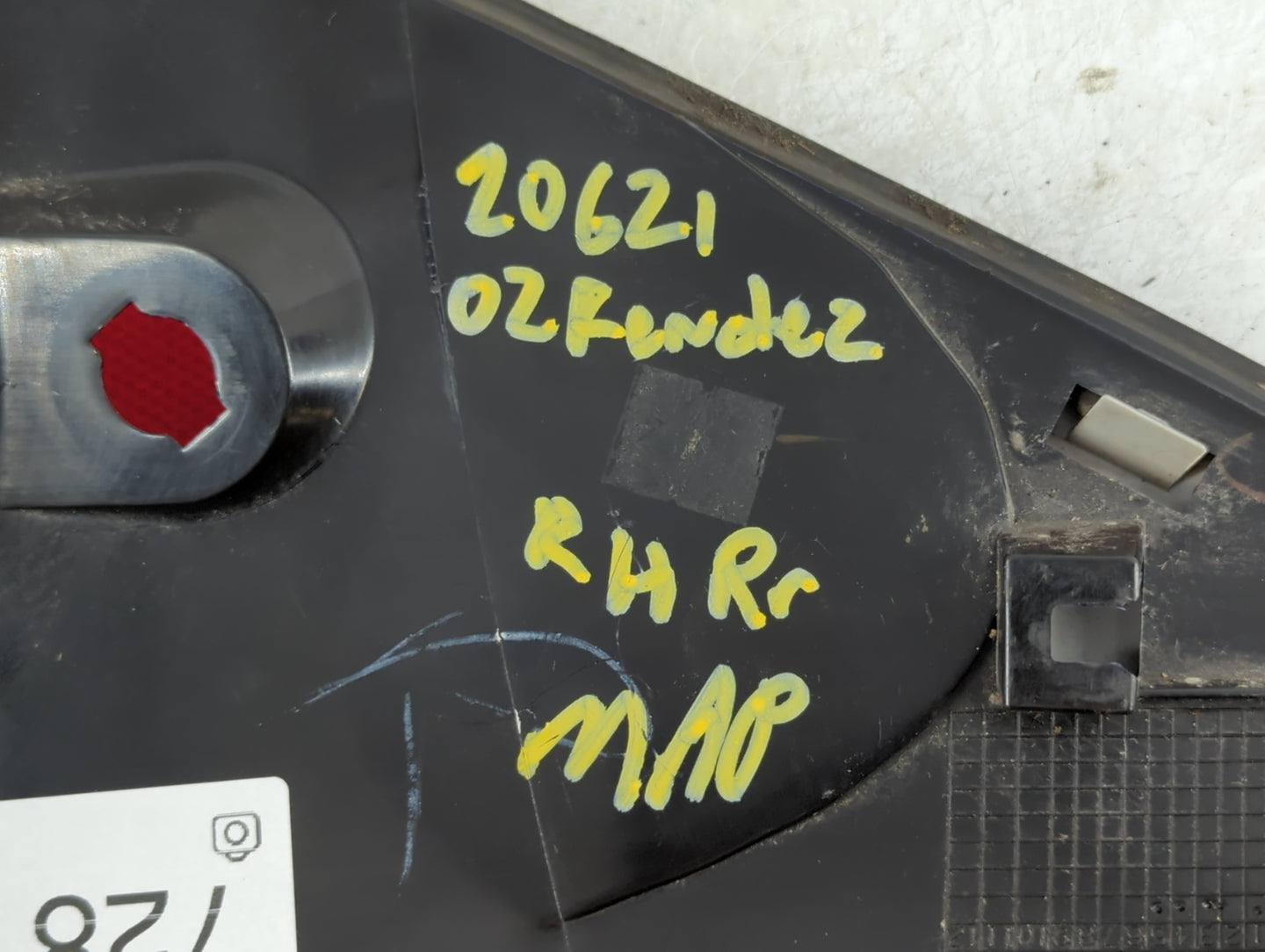 2002-2003 Buick Rendezvous Tail Light Assembly Passenger Right OEM Fits Fits 2002 2003 OEM Used Auto Parts - Oemusedautoparts1.com