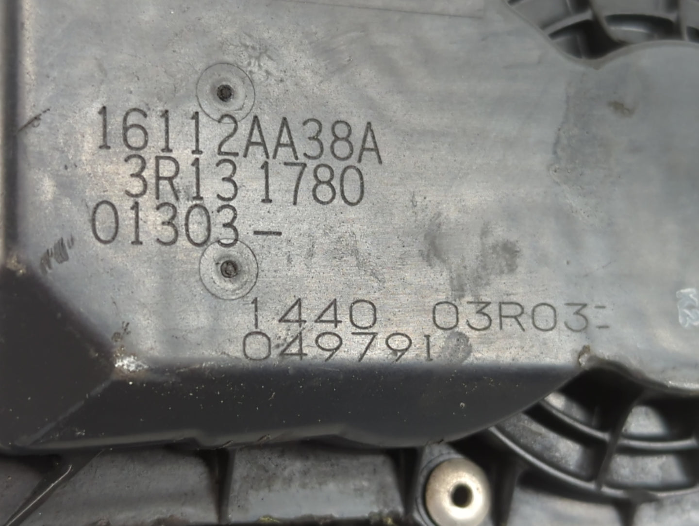 2013-2019 Subaru Legacy Throttle Body P/N:3R13 1780 16112AA38A Fits Fits 2013 2014 2015 2016 2017 2018 2019 OEM Used Auto Parts - Oemusedautoparts1.com