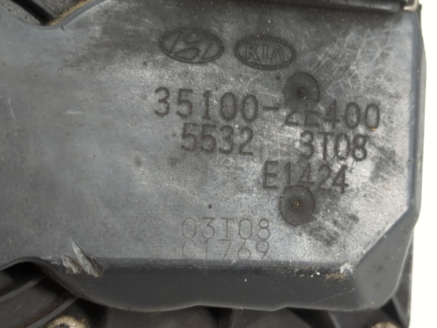 2020-2022 Kia Forte Throttle Body P/N:35100-2E400 Fits Fits 2020 2021 2022 OEM Used Auto Parts - Oemusedautoparts1.com