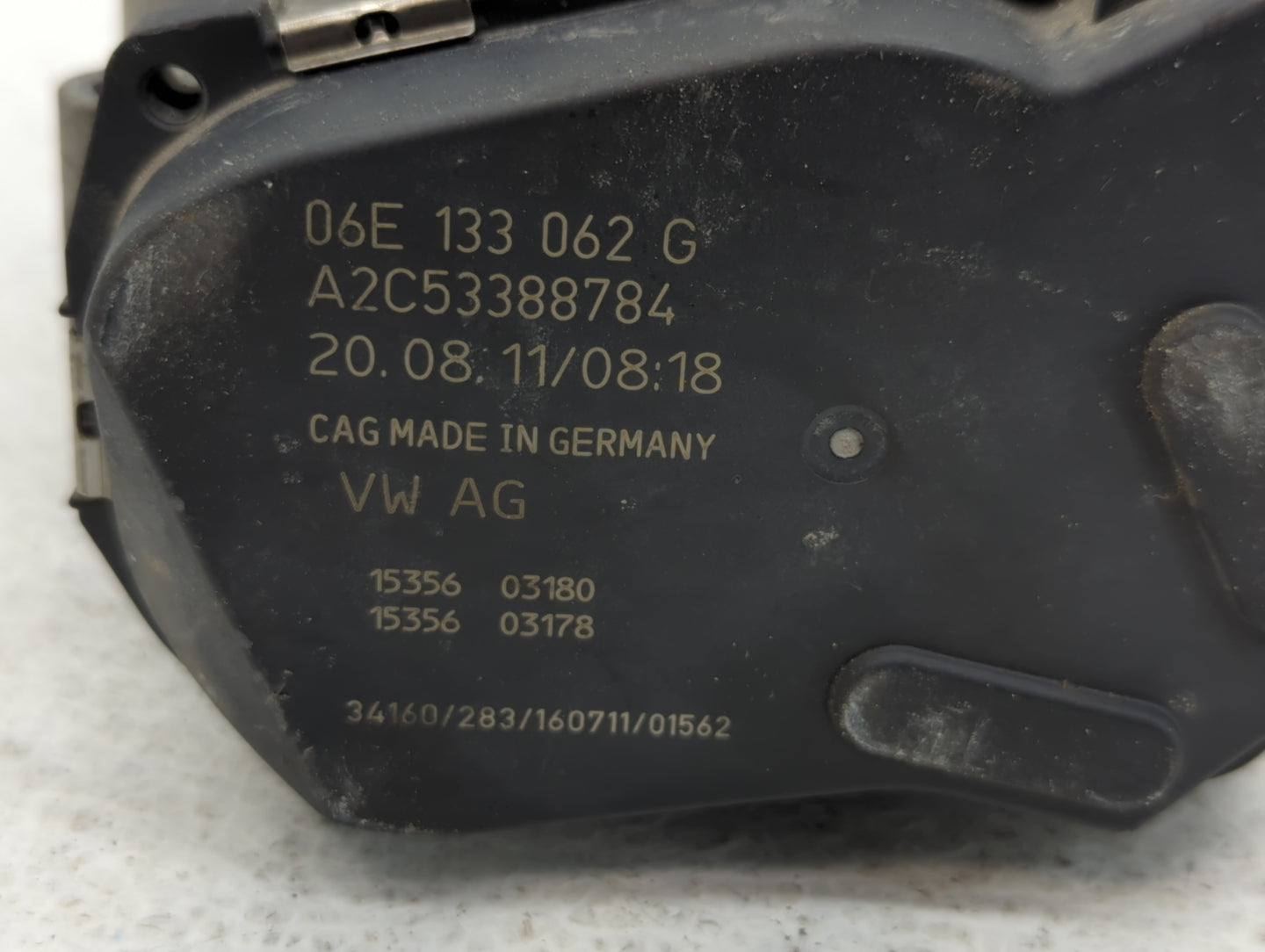 2009-2018 Audi A6 Throttle Body P/N:A2C53388784 06F 133 062 G Fits OEM Used Auto Parts - Oemusedautoparts1.com