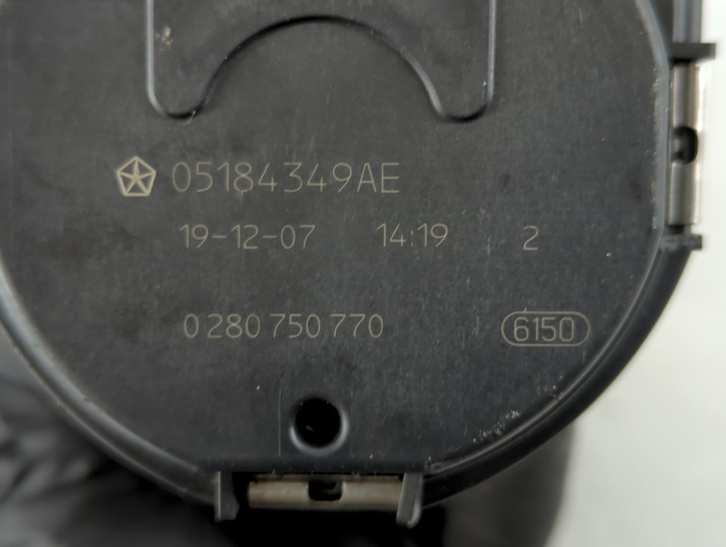 2011-2022 Dodge Durango Throttle Body P/N:0 280 750 770 05184349AE Fits OEM Used Auto Parts - Oemusedautoparts1.com