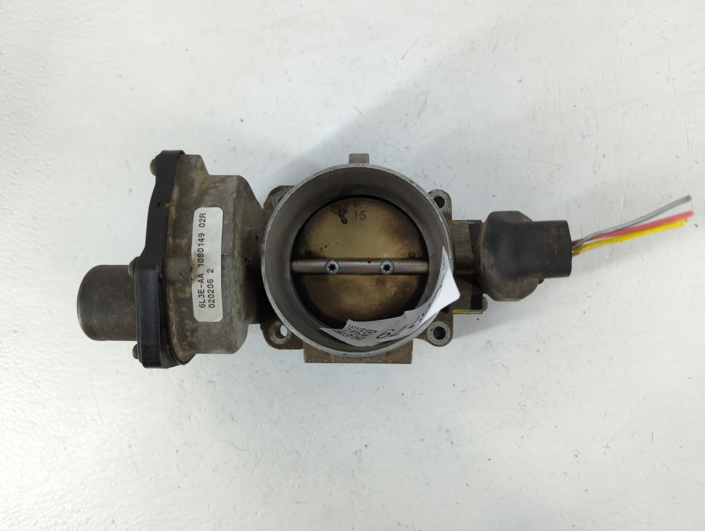 2007 Ford Expedition Throttle Body P/N:020206 2 1080149 02R, 6L3E-AA Fits Fits 2004 2005 2006 2008 2009 2010 OEM Used Auto Parts - Oemusedautoparts1.com
