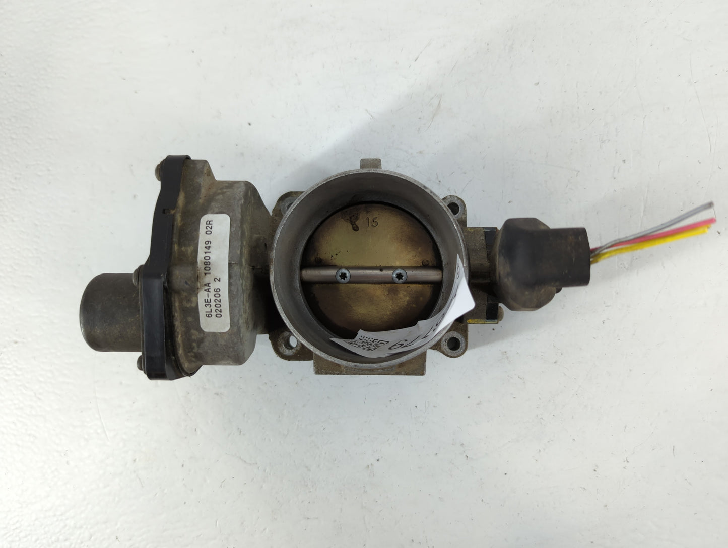2007 Ford Expedition Throttle Body P/N:020206 2 1080149 02R, 6L3E-AA Fits Fits 2004 2005 2006 2008 2009 2010 OEM Used Auto Parts - Oemusedautoparts1.com