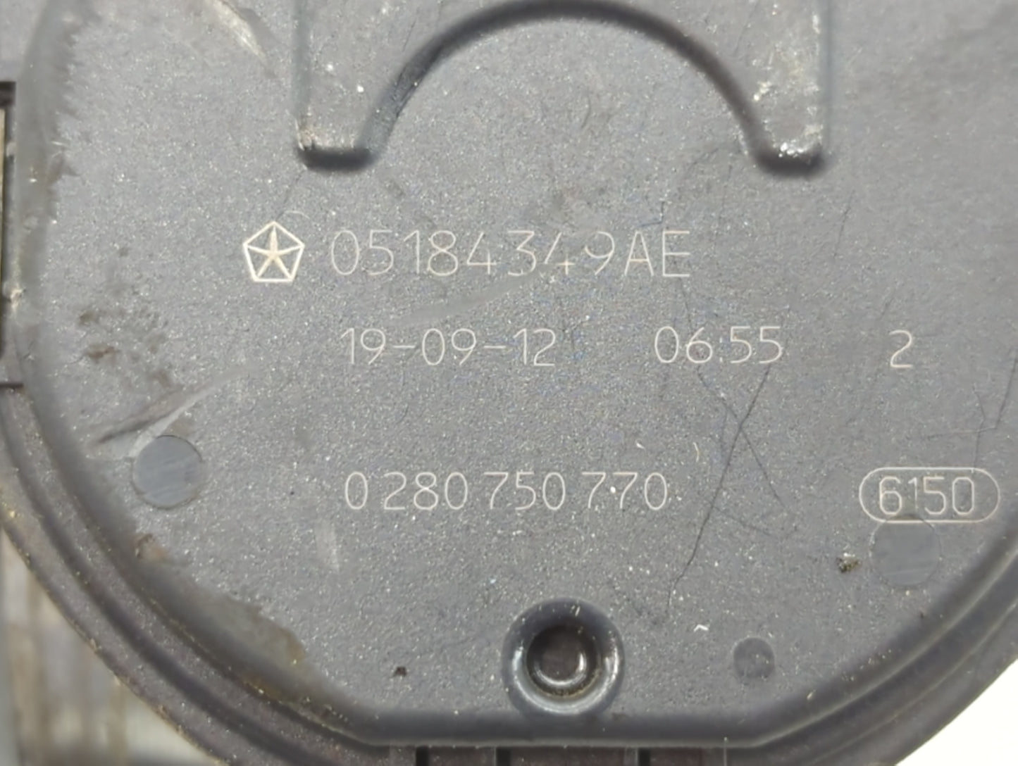 2014-2022 Dodge Durango Throttle Body P/N:0 280 750 770 05184349AE Fits OEM Used Auto Parts - Oemusedautoparts1.com