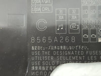 2012-2017 Mitsubishi Outlander Sport Fusebox Fuse Box Panel Relay Module P/N:8565A268 Fits Fits 2012 2013 2014 2015 2016 2017 OEM Used Auto Parts - Oemusedautoparts1.com