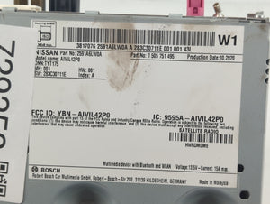 2020-2022 Nissan Sentra Radio AM FM Cd Player Receiver Replacement P/N:7 505 751 495 2591A6LW0A Fits Fits 2020 2021 2022 OEM Used Auto Parts
