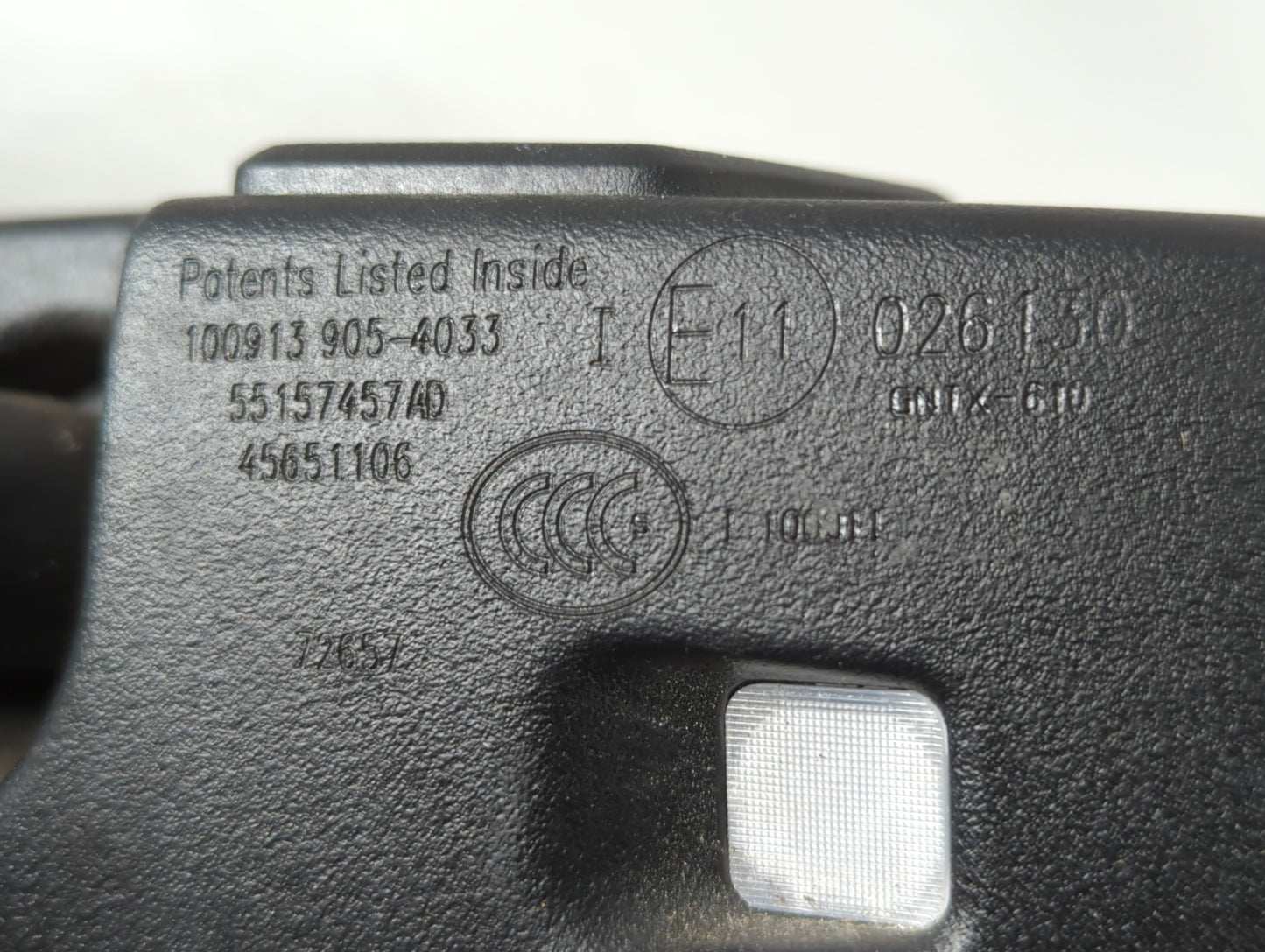 2017 Jeep Compass Interior Rear View Mirror Replacement OEM P/N:E11026130 Fits OEM Used Auto Parts - Oemusedautoparts1.com