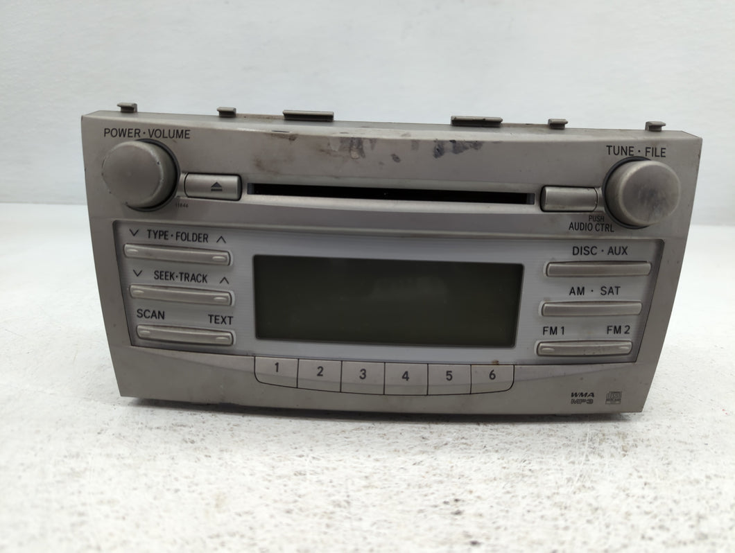 2010-2011 Toyota Camry Radio AM FM Cd Player Receiver Replacement P/N:86120-06480 Fits Fits 2010 2011 OEM Used Auto Parts