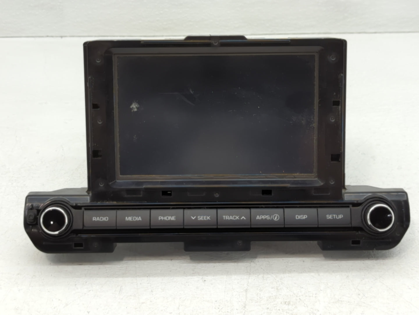 2017-2018 Hyundai Elantra Radio AM FM Cd Player Receiver Replacement P/N:96160-F2110UAT Fits Fits 2017 2018 OEM Used Auto Parts - Oemusedautoparts1.com