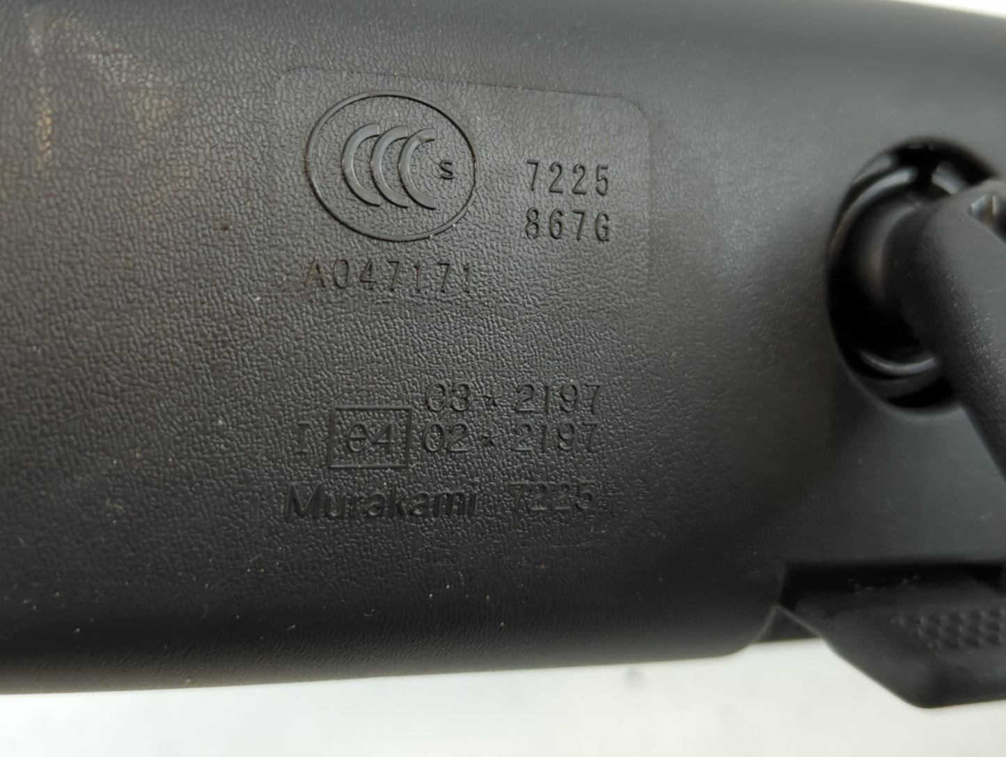 2005-2016 Honda Cr-V Interior Rear View Mirror Replacement OEM P/N:A047171 Fits OEM Used Auto Parts - Oemusedautoparts1.com