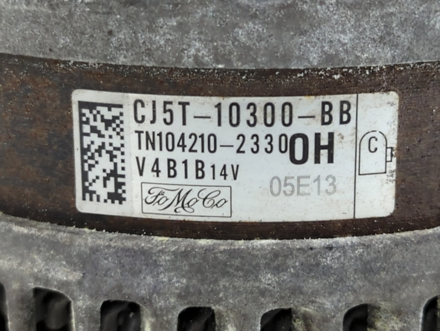 2013-2019 Ford Escape Alternator Replacement Generator Charging Assembly Engine OEM P/N:TN104210-2330 CJ5T-10300-BB Fits OEM Used Auto Parts - Oemusedautoparts1.com