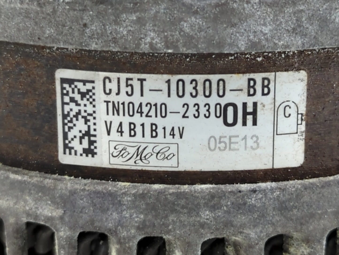 2013-2019 Ford Escape Alternator Replacement Generator Charging Assembly Engine OEM P/N:TN104210-2330 CJ5T-10300-BB Fits OEM Used Auto Parts - Oemusedautoparts1.com